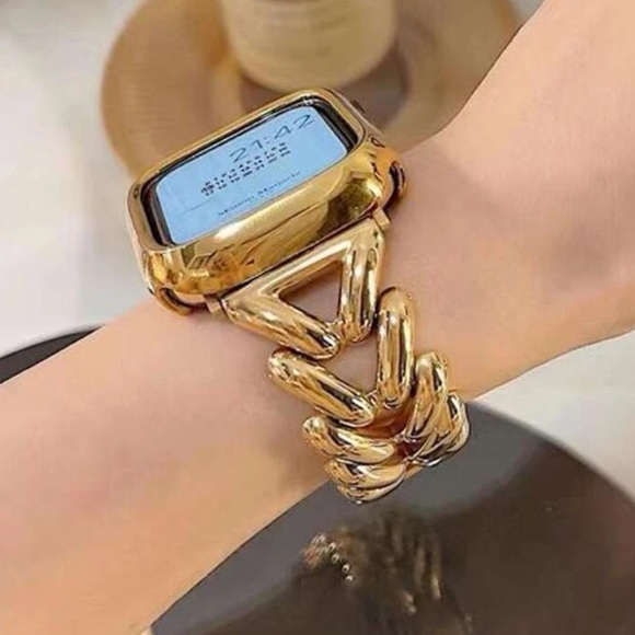 NWT Gold Chain Apple Watch Band Stainless Steal Size 38/40/41​​​​